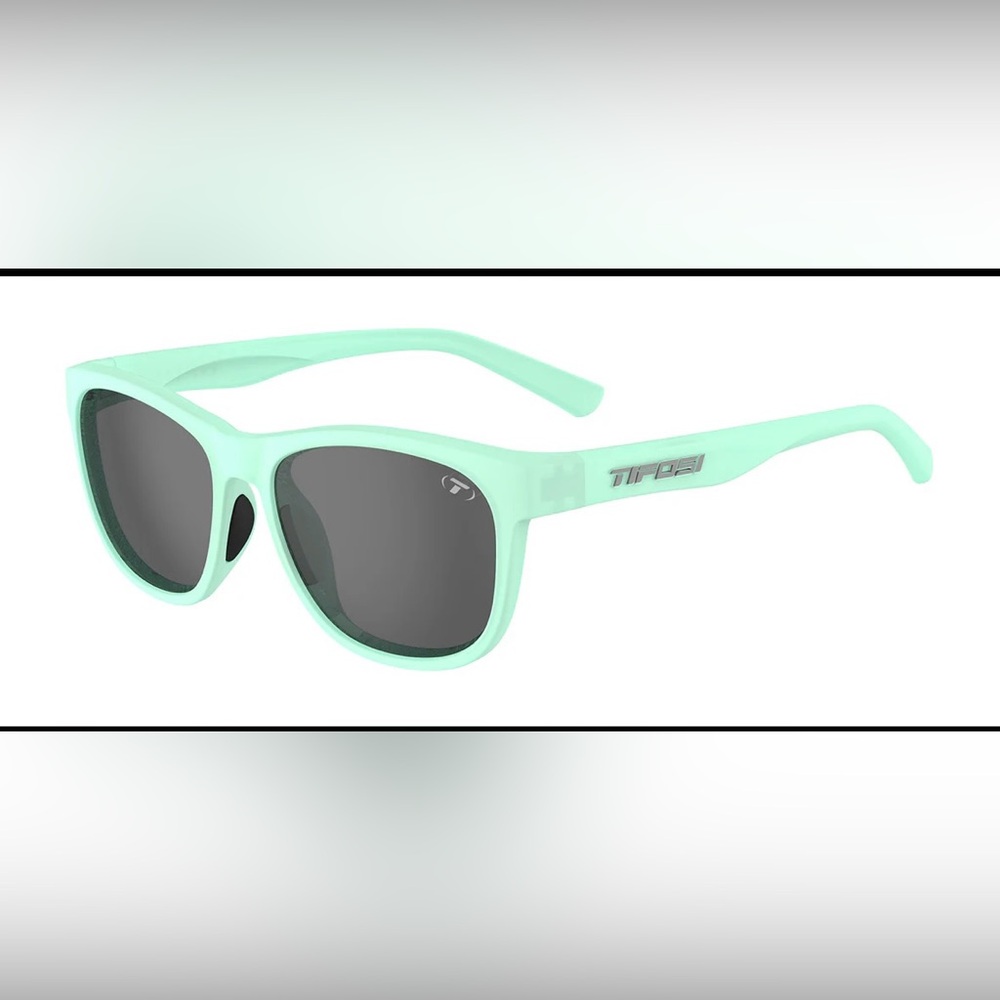 Tifosi swank like-new polarized teal sunglasses